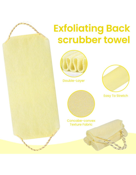 Toalla Exfoliadora de Doble Cara Silkyhose 3 Pcs Beige Toalla Exfoliadora de Doble Cara Silkyhose 3 Pcs Beige