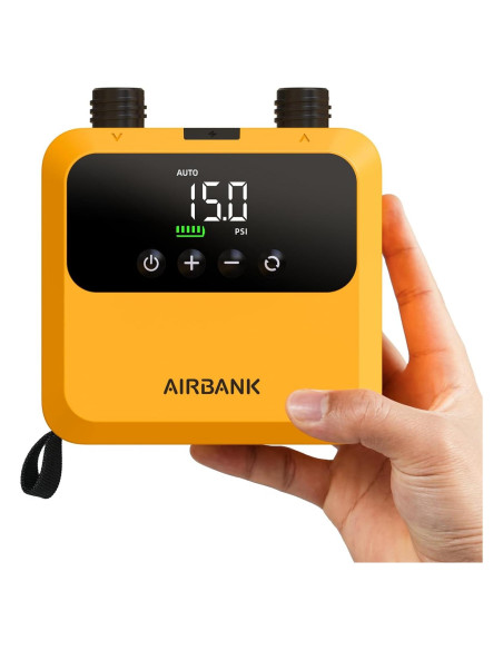 Bomba de Aire Eléctrica AIRBANK Pulse Pro 20PSI Mini Portátil Bomba de Aire Eléctrica AIRBANK Pulse Pro 20PSI Mini Portátil