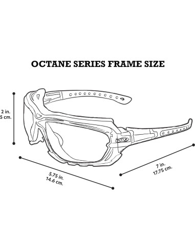 Gafas de sol Global Vision Octane Anti-Fog rojas UV400