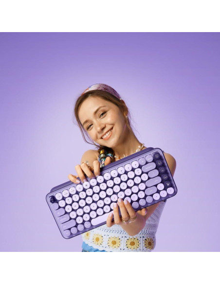Teclado Mecánico Inalámbrico Logitech POP Keys Cosmos Teclado Mecánico Inalámbrico Logitech POP Keys Cosmos