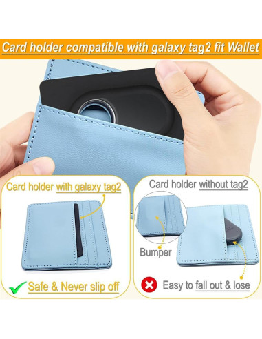 Soporte de billetera Counlisha para Galaxy Tag2 - Funda delgada