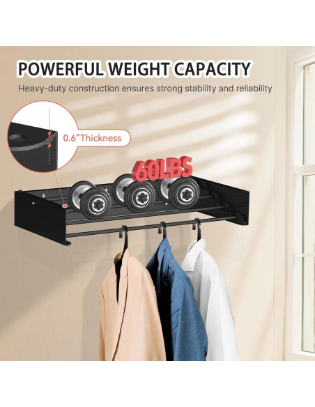 Estante de Secado de Ropa Plegable FOCHIER F 60 cm Negro Estante de Secado de Ropa Plegable FOCHIER F 60 cm Negro