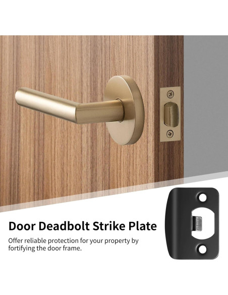 Placas de Golpe para Puertas OMISTAR Acero Inoxidable Negro 12 Pcs Placas de Golpe para Puertas OMISTAR Acero Inoxidable Negro 12 Pcs