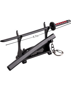 Mini Katana Llavero 17cm 4ps - Aleación de Zinc Anime 2