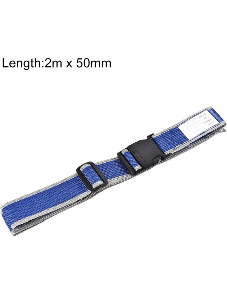 Correas de Equipaje uxcell 2 Unidades 200cm Azul Ajustables Correas de Equipaje uxcell 2 Unidades 200cm Azul Ajustables