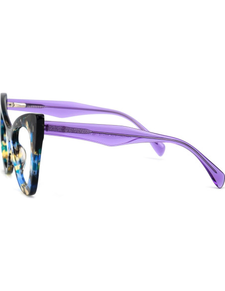 Gafas Ojo de Gato Zeelool Acetato Lentes Claros Mujeres Gafas Ojo de Gato Zeelool Acetato Lentes Claros Mujeres