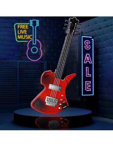 Encendedor de guitarra recargable WEQTETJU metal vintage