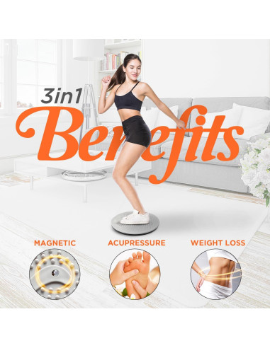 Tablero de Giros Abdominales Yes4All 38 cm XXL - Ejercicio Aeróbico