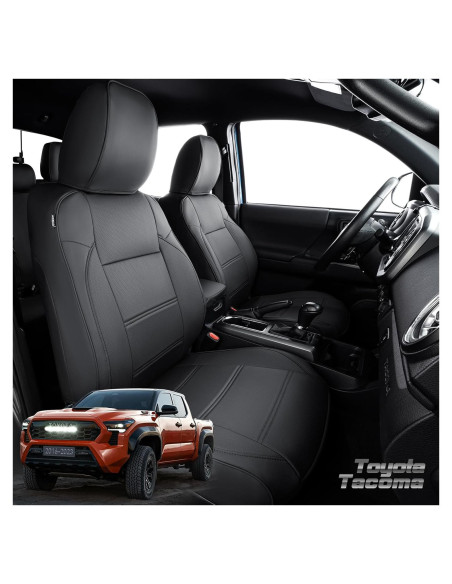 Funda de Asiento DrCarNow para Toyota Tacoma 2016-2023 - Cuero Sintético Funda de Asiento DrCarNow para Toyota Tacoma 2016-2023 - Cuero Sintético