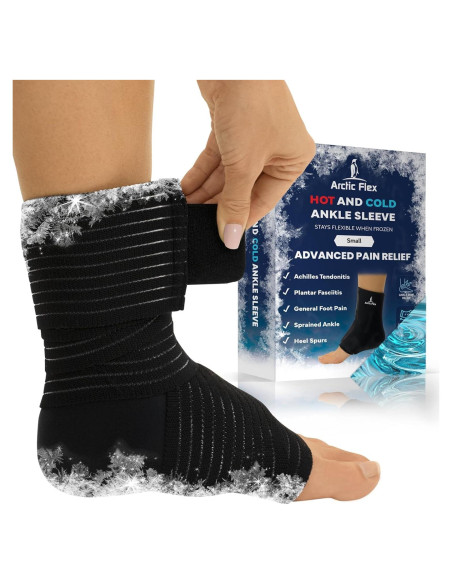 Envoltura de Hielo para Tobillo Vive Arctic Flex - Terapia Caliente y Fría Envoltura de Hielo para Tobillo Vive Arctic Flex - Terapia Caliente y Fría