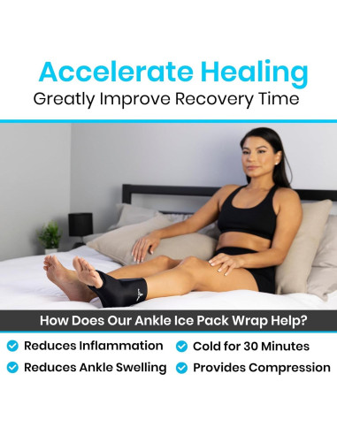 Envoltura de Hielo para Tobillo Vive Arctic Flex - Terapia Caliente y Fría