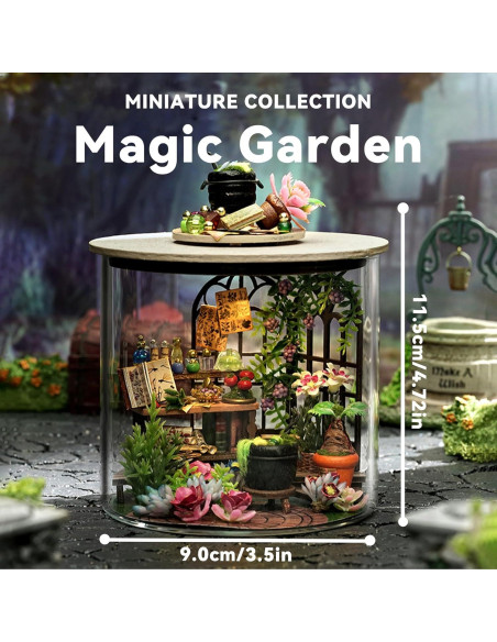 Kit Casa de Muñecas Miniatura Flever Jardín Mágico DIY Kit Casa de Muñecas Miniatura Flever Jardín Mágico DIY