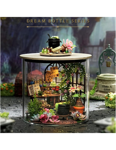 Kit Casa de Muñecas Miniatura Flever Jardín Mágico DIY Kit Casa de Muñecas Miniatura Flever Jardín Mágico DIY