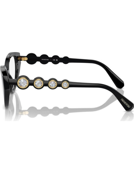 Gafas recetadas de ojo de gato Swarovski SK2024 negras Gafas recetadas de ojo de gato Swarovski SK2024 negras