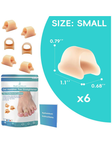 Corrector de Dedo en Martillo Byehambuni - Paquete de 6 Unidades Beige