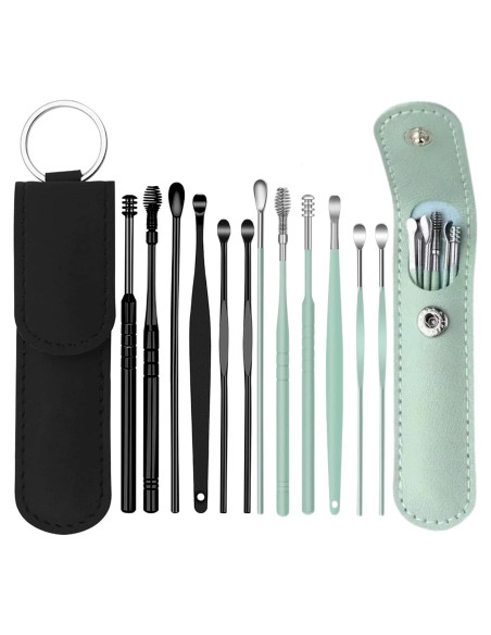 Kit de Limpieza de Oídos Voitead 12 Piezas Acero Inoxidable Kit de Limpieza de Oídos Voitead 12 Piezas Acero Inoxidable