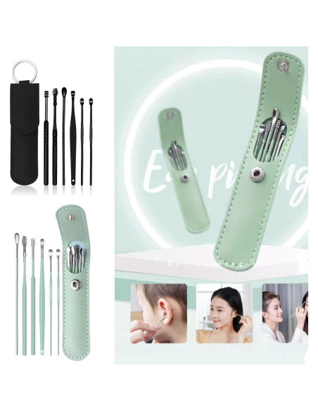 Kit de Limpieza de Oídos Voitead 12 Piezas Acero Inoxidable Kit de Limpieza de Oídos Voitead 12 Piezas Acero Inoxidable