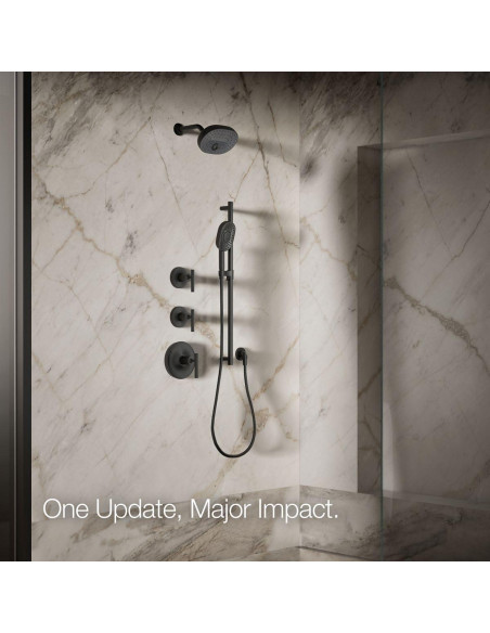 Cabezal de Ducha KOHLER 26290-G-BL 1.75 GPM Negro Mate Cabezal de Ducha KOHLER 26290-G-BL 1.75 GPM Negro Mate