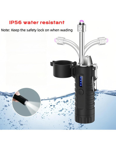 Encendedor Eléctrico NINSI F51 USB C Resistente al Agua