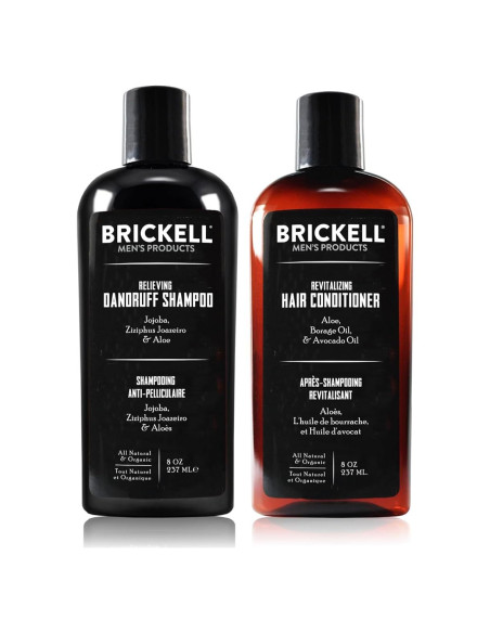 Set de Champú y Acondicionador Anticaspa Brickell 118 ml x2 Set de Champú y Acondicionador Anticaspa Brickell 118 ml x2