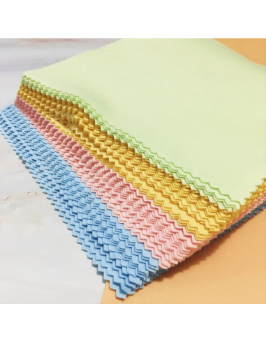 Paquete de 100 Paños de Microfibra JARYANNIX 13x13cm