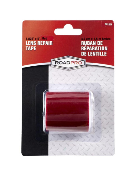 Cinta de Reparación de Lentes RoadPro RPLRTR Roja 4.76cm x 1.53m Cinta de Reparación de Lentes RoadPro RPLRTR Roja 4.76cm x 1.53m