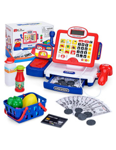 Caja Registradora de Juguete Five Star Toys con Escáner y Accesorios