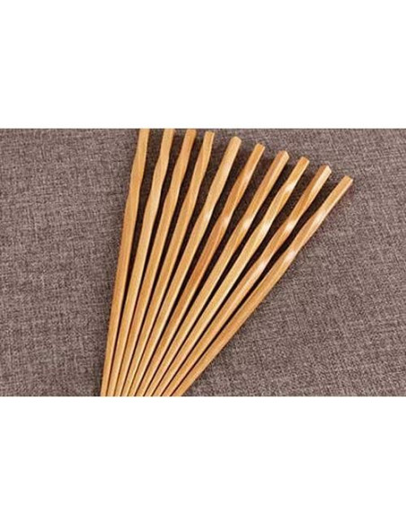 Palillos de Bambú Reutilizables JapanBargain 3650 - 5 Pares 22.86 cm Palillos de Bambú Reutilizables JapanBargain 3650 - 5 Pares 22.86 cm