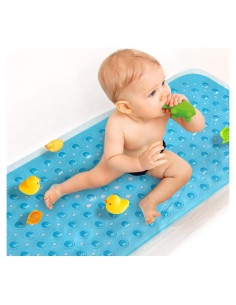 Alfombrilla de Baño Antideslizante Sheepping 101.6x40.6cm Azul