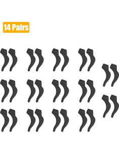 12 Pares Sujetadores Gafas YJEG Silicona Antideslizantes 2