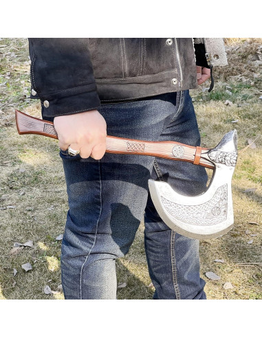 Hacha Vikinga de Espuma PU LOOYAR - Berserker 44.2 cm