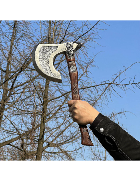 Hacha Vikinga de Espuma PU LOOYAR - Berserker 44.2 cm Hacha Vikinga de Espuma PU LOOYAR - Berserker 44.2 cm