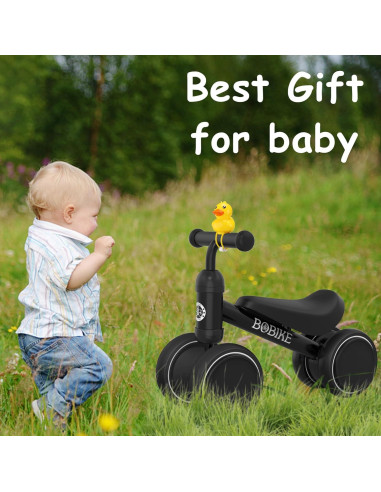 Bicicleta de equilibrio Bobike Clásica Negra para bebés 12-36 meses