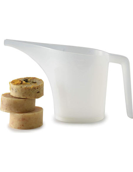 Embudo Jarra Norpro 3.5 Tazas Blanco 900 ml Resistente Calor Embudo Jarra Norpro 3.5 Tazas Blanco 900 ml Resistente Calor