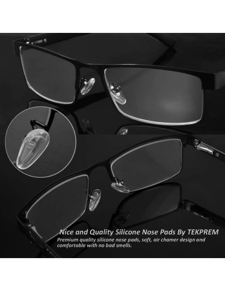 Kit de Almohadillas para Nariz de Gafas TEKPREM con 5 Pares Kit de Almohadillas para Nariz de Gafas TEKPREM con 5 Pares