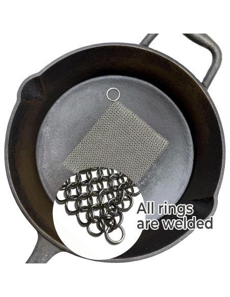 Esponja de Hierro Fundido ERGONOW 10.16cm Limpiador Sartén Esponja de Hierro Fundido ERGONOW 10.16cm Limpiador Sartén
