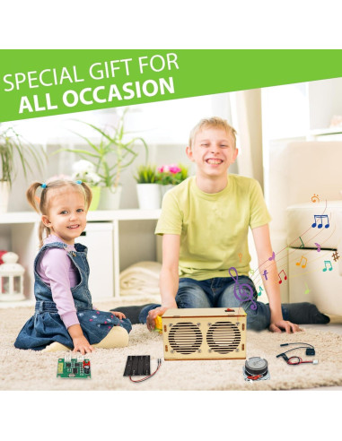 Kit Altavoz Bluetooth DIY LI WEI para Niños 8-14 Años