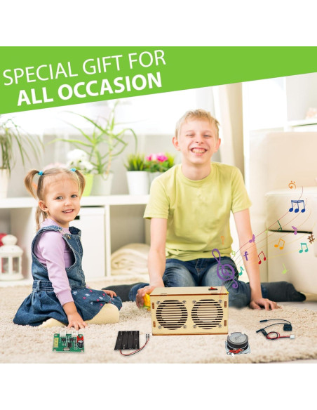 Kit Altavoz Bluetooth DIY LI WEI para Niños 8-14 Años Kit Altavoz Bluetooth DIY LI WEI para Niños 8-14 Años
