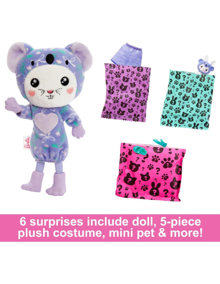 Muñeca Chelsea Barbie Cutie Reveal Conejo Koala con 6 Sorprisas Muñeca Chelsea Barbie Cutie Reveal Conejo Koala con 6 Sorprisas