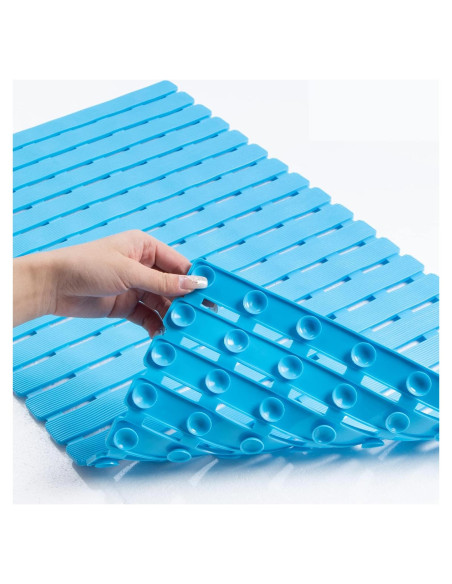 Alfombra de Baño Antideslizante Sheepping 68.5x40.6cm Azul Alfombra de Baño Antideslizante Sheepping 68.5x40.6cm Azul