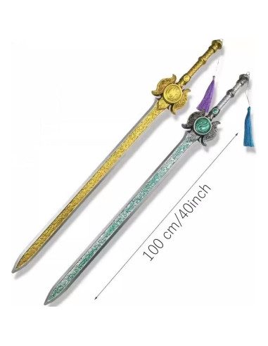 Espada de Cosplay Damdos Naraka Bladepoint 100 cm Espuma PU