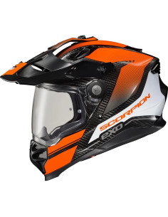 Casco Integral ScorpionEXO XT9000 Carbon Aventura Naranja XXL 2