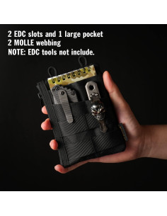Organizador de Bolsillo EDC VIPERADE VE18 - 6 Bolsillos, Negro 2