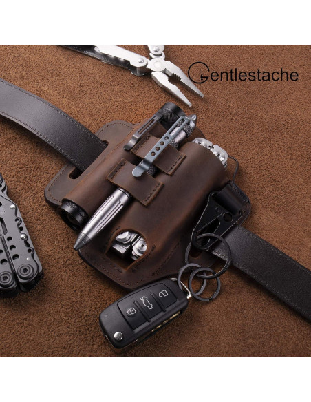 Funda de Cinturón Multiherramienta Gentlestache de Cuero EDC Funda de Cinturón Multiherramienta Gentlestache de Cuero EDC