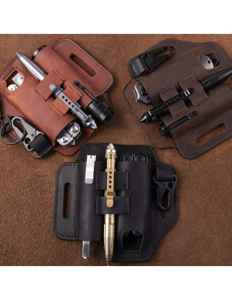 Funda de Cinturón Multiherramienta Gentlestache de Cuero EDC Funda de Cinturón Multiherramienta Gentlestache de Cuero EDC