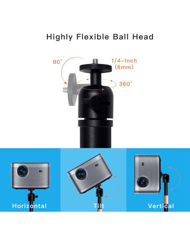 Soporte para Proyector Ajustable HALESEY FRS-01 360 60-135 cm