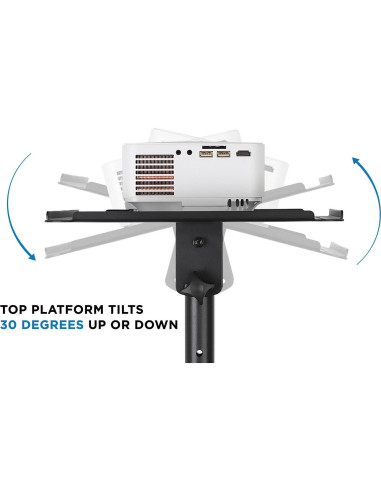 Soporte Móvil para Proyector y Laptop Mount-It! MI-7943, Altura Ajustable