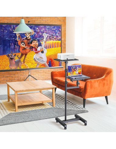 Soporte de Proyector Tripode Facilife Ajustable 114-163 cm Rodante