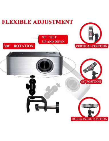 Soporte de Proyector Articulado 2-Be-Best 360 Ajustable