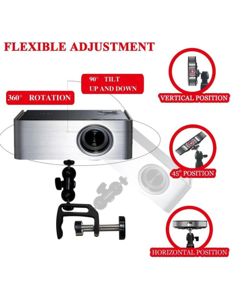Soporte de Proyector Articulado 2-Be-Best 360 Ajustable Soporte de Proyector Articulado 2-Be-Best 360 Ajustable